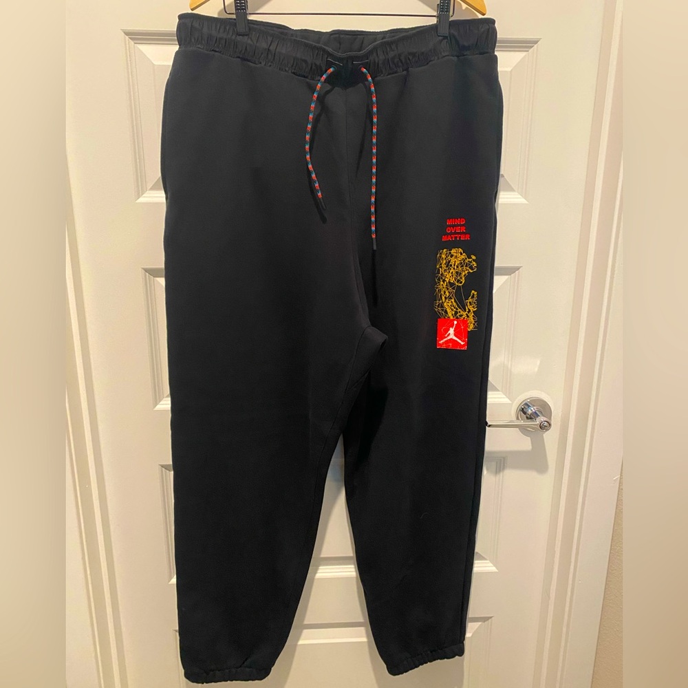 NWT Mens Nike Jumpman Jordan Black Sweatpants, 3XL, Standard Fit! NICE!